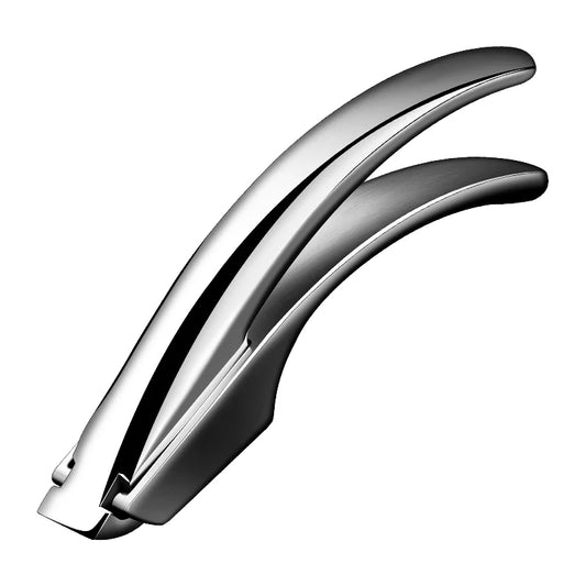 Knoblauchpresse Edelstahl für Knoblauch & Ingwer (kein Schälen notwendig) | Leicht zu reinigende Knoblauch Presse